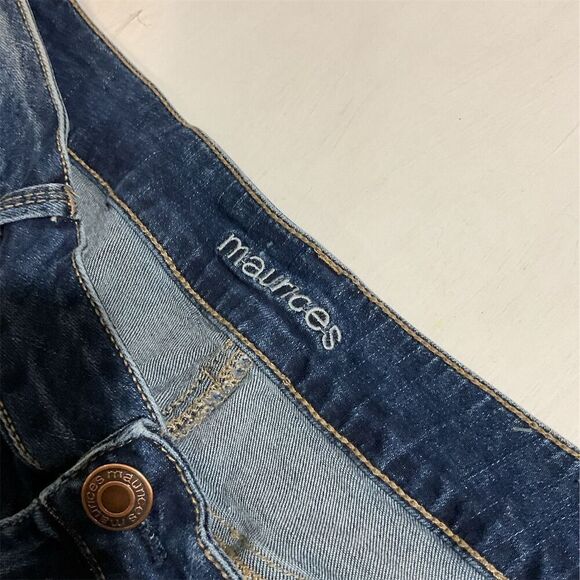 Maurices Women's Blue Stretch Skinny Jeans Five-Pocket  Size 13/14​​ - Picture 2 of 6